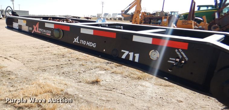 image for item DG0325 2016 XL Specialized XL110HDG lowboy equipment trailer