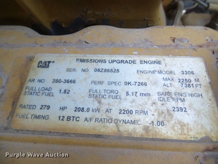 image for item DG0326 1995 Caterpillar 615C elevating scraper