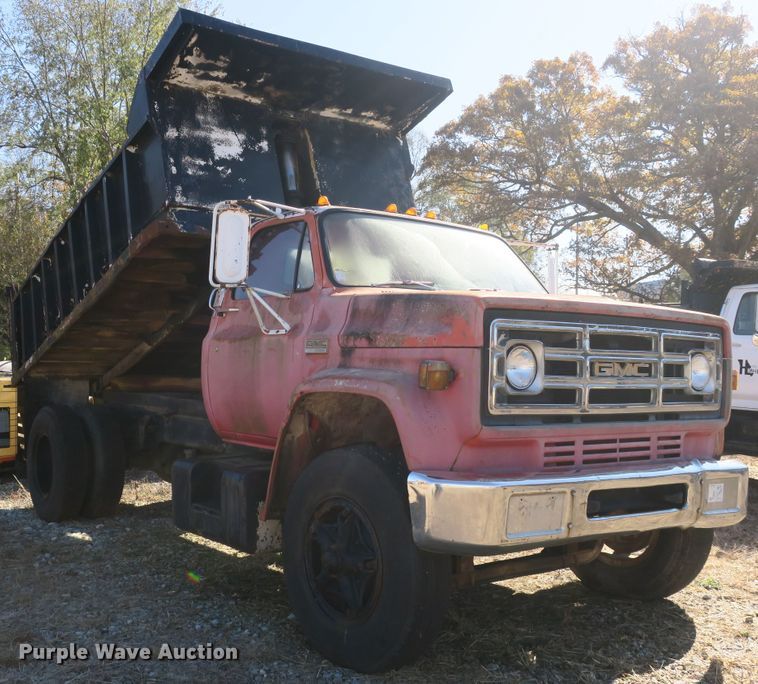 image for item DB10111 1976 GMC 6500 dump truck