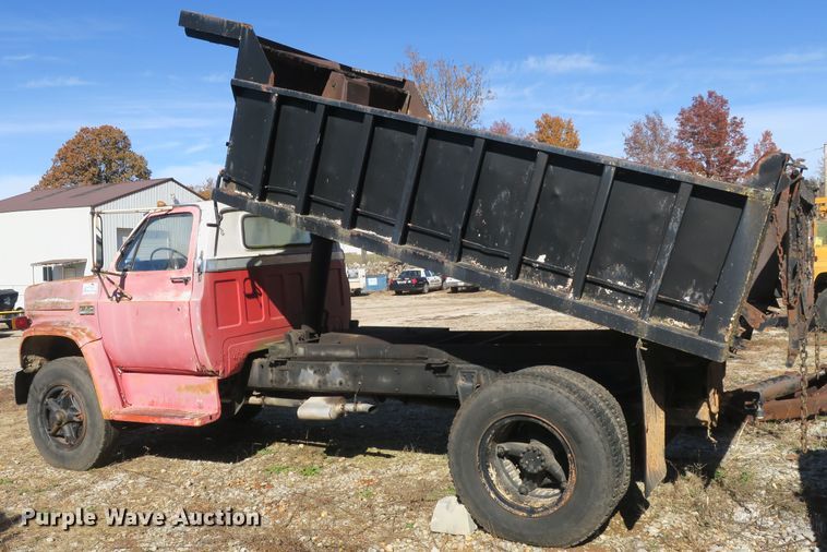 image for item DB10111 1976 GMC 6500 dump truck