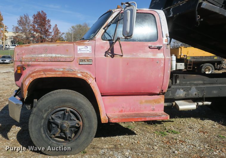 image for item DB10111 1976 GMC 6500 dump truck