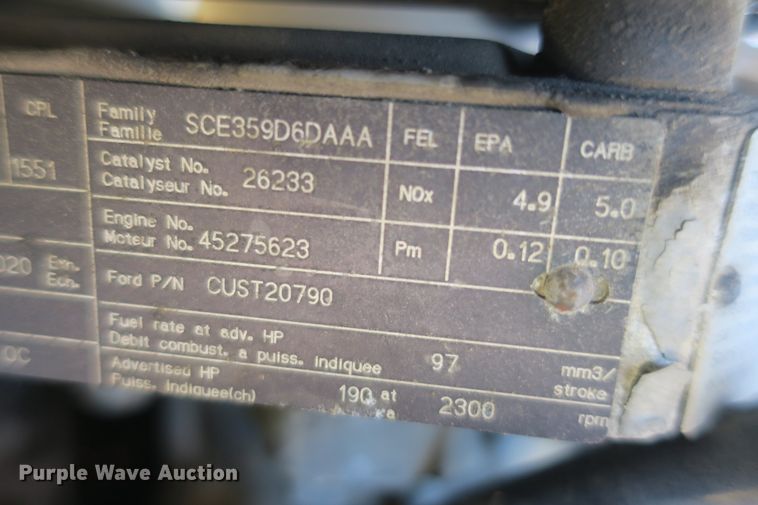 image for item DB10114 1996 Ford F800 truck cab and chassis