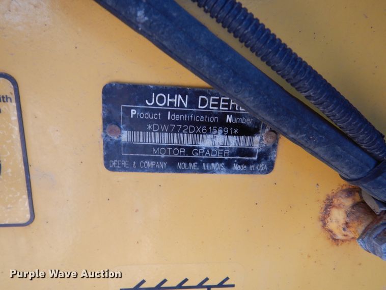 image for item DC4521 2007 John Deere 772D motor grader