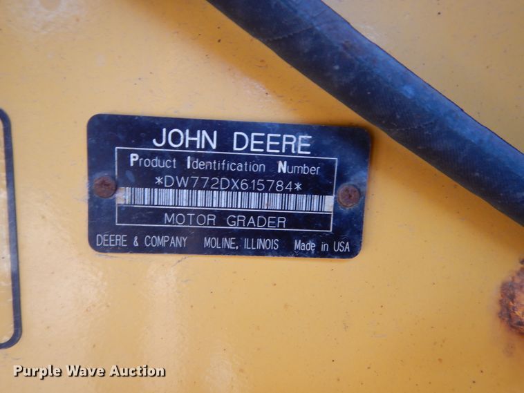 image for item DC4527 2007 John Deere 772D motor grader