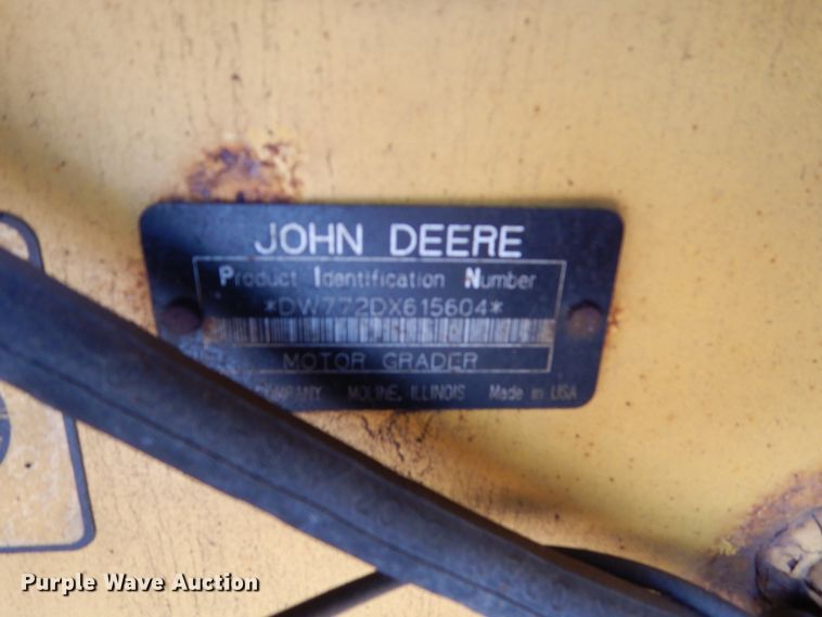 image for item DC4684 2007 John Deere 772D motor grader