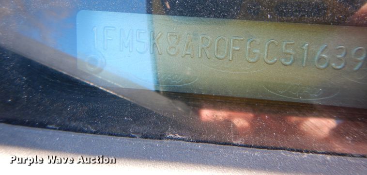 image for item DE4136 2015 Ford Explorer Police Interceptor SUV