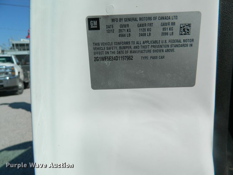 image for item DE4364 2013 Chevrolet Impala