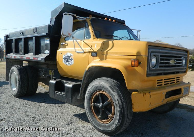 image for item DE4365 1988 Chevrolet C50 dump truck