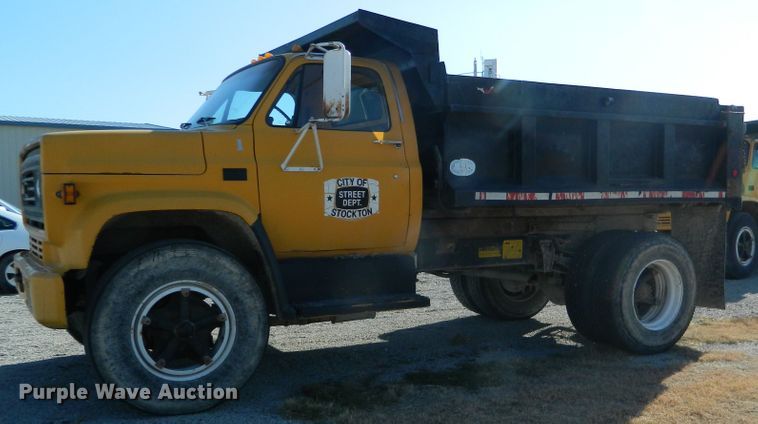 image for item DE4365 1988 Chevrolet C50 dump truck