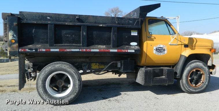 image for item DE4365 1988 Chevrolet C50 dump truck