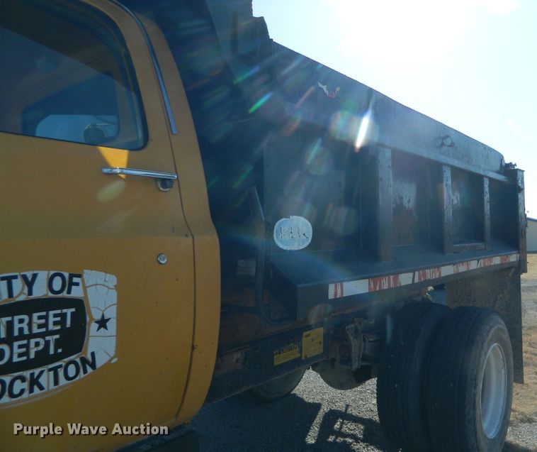 image for item DE4365 1988 Chevrolet C50 dump truck