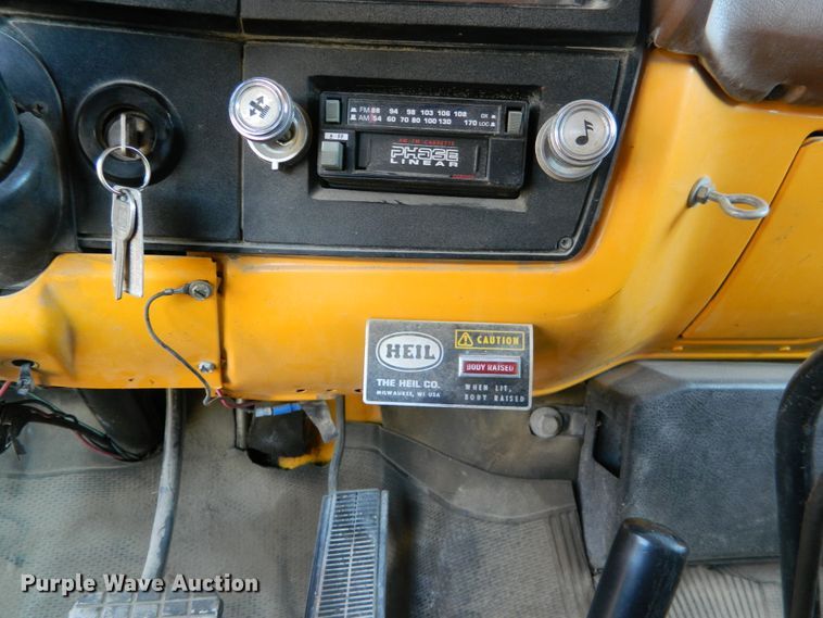 image for item DE4365 1988 Chevrolet C50 dump truck