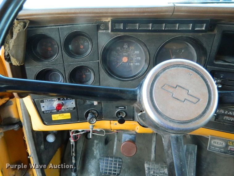 image for item DE4365 1988 Chevrolet C50 dump truck