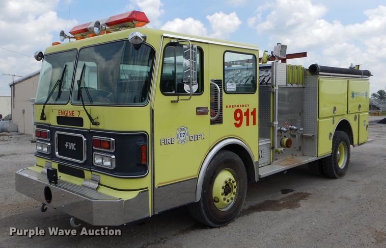 image for item DE8522 1988 Spartan GA26-2142 fire truck