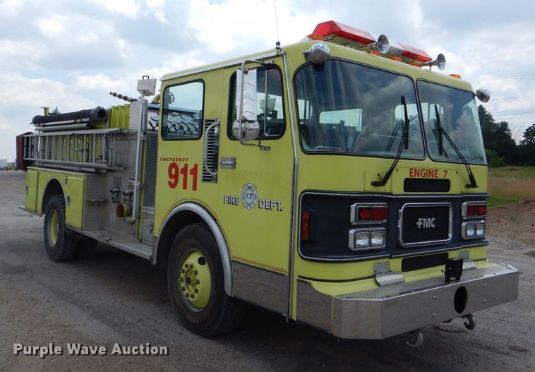 image for item DE8522 1988 Spartan GA26-2142 fire truck
