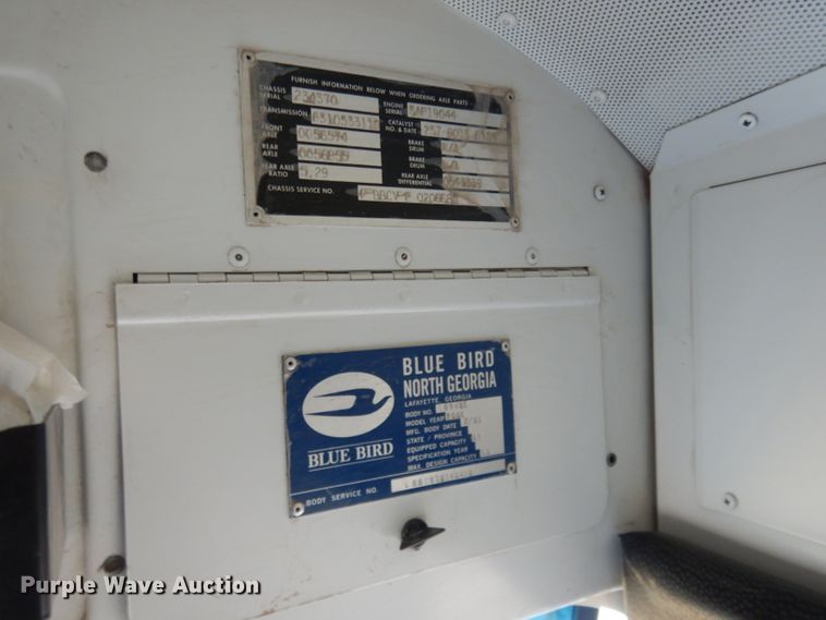 image for item DG5857 2006 Blue Bird Vision CV2807S school bus