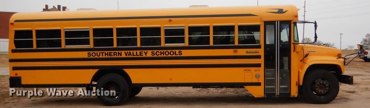 image for item DG5859 2002 GMC Blue Bird CV200G school bus