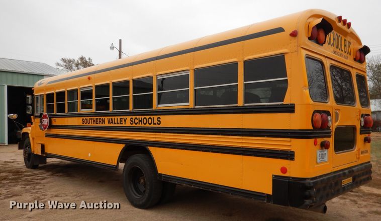 image for item DG5859 2002 GMC Blue Bird CV200G school bus