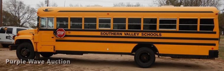 image for item DG5859 2002 GMC Blue Bird CV200G school bus