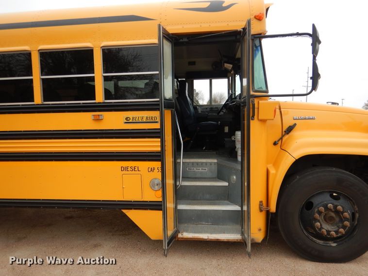 image for item DG5859 2002 GMC Blue Bird CV200G school bus