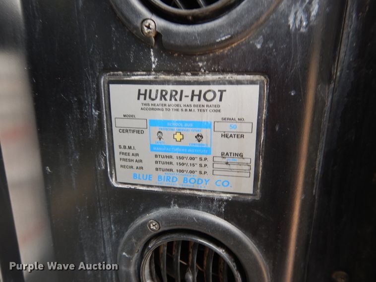 image for item DG5859 2002 GMC Blue Bird CV200G school bus