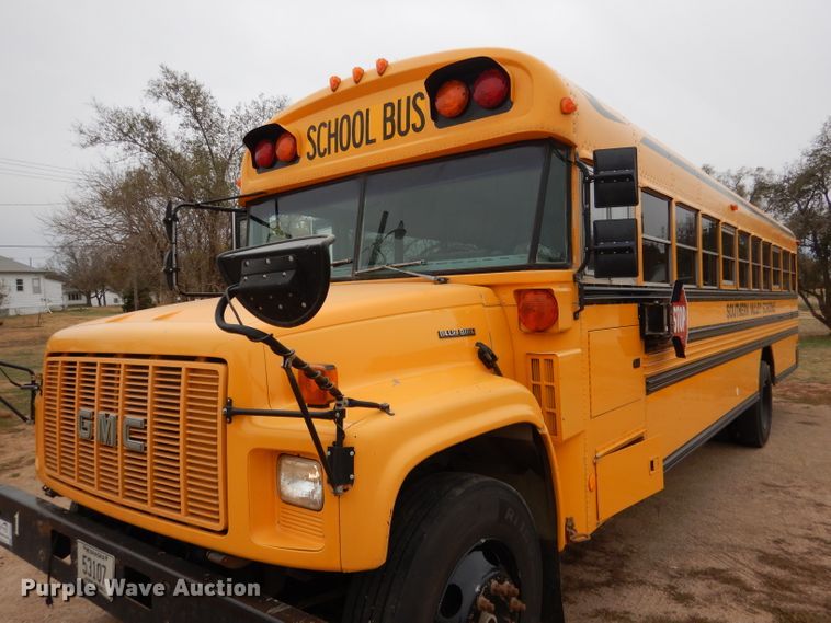 image for item DG5859 2002 GMC Blue Bird CV200G school bus