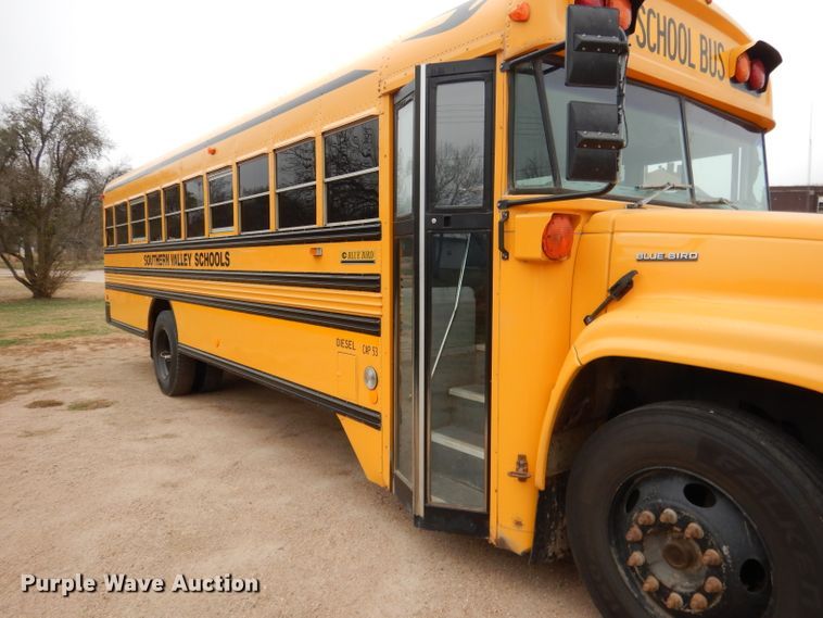 image for item DG5859 2002 GMC Blue Bird CV200G school bus