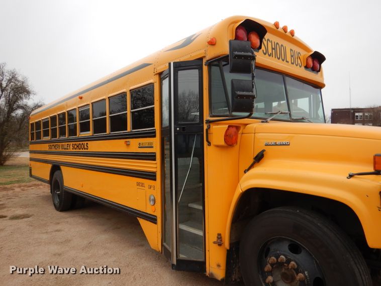 image for item DG5859 2002 GMC Blue Bird CV200G school bus