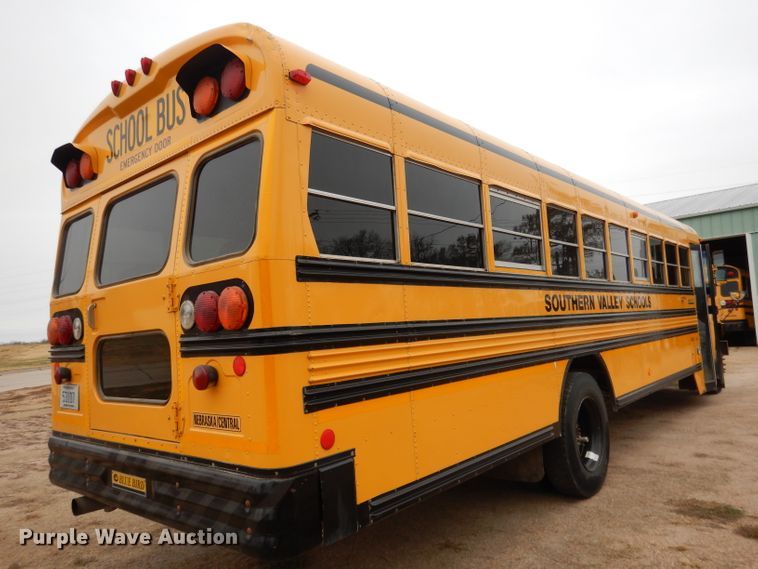 image for item DG5859 2002 GMC Blue Bird CV200G school bus