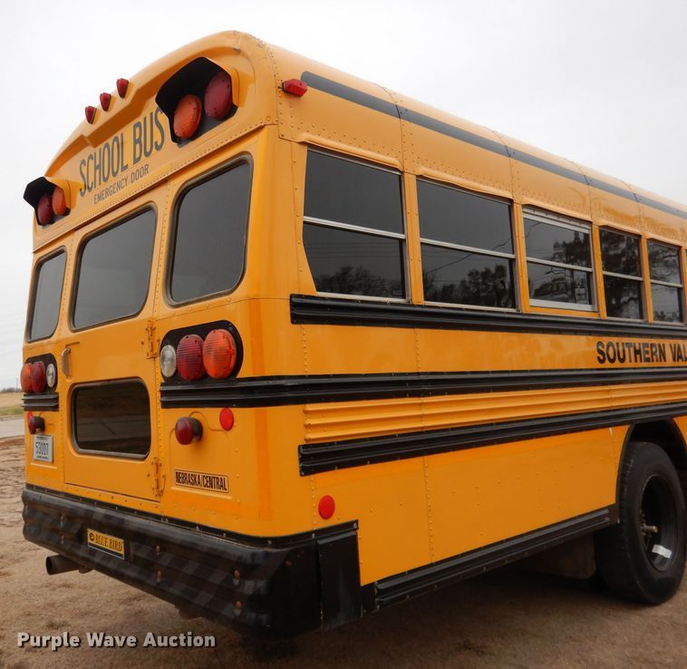 image for item DG5859 2002 GMC Blue Bird CV200G school bus