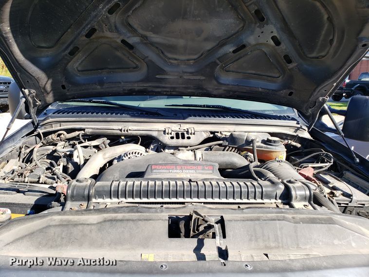 image for item DG8771 2005 Ford F250 Super Duty SuperCab utility bed pickup truck