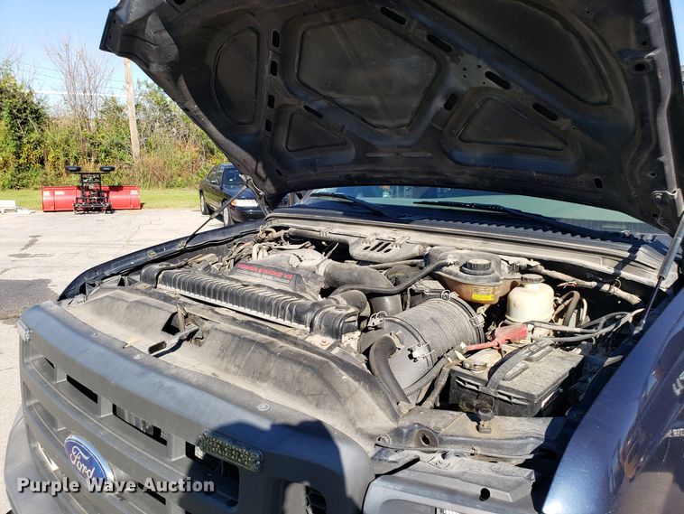 image for item DG8771 2005 Ford F250 Super Duty SuperCab utility bed pickup truck