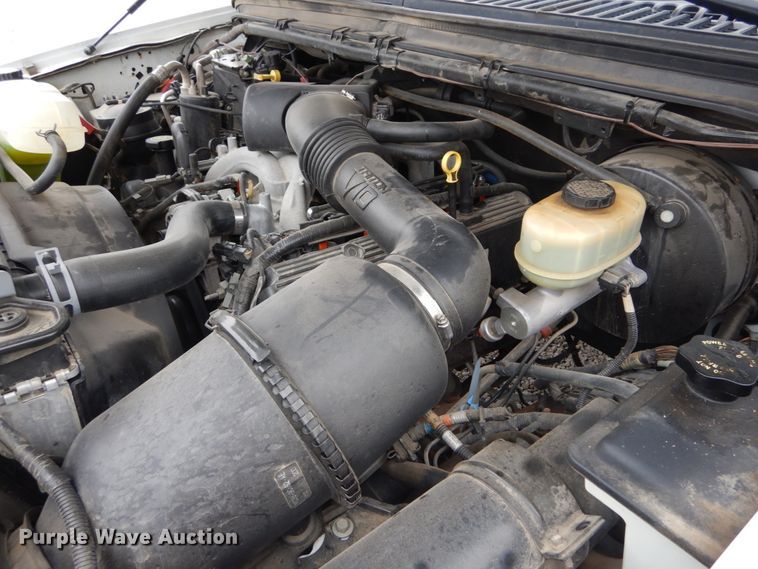 image for item DH2214 2002 Ford F350 Super Duty XL utility bed pickup truck