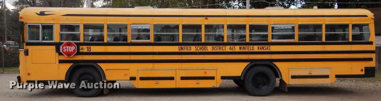 image for item DH3621 1998 Blue Bird TC2000 school bus