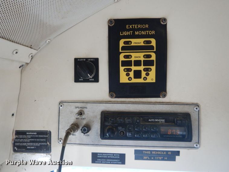 image for item DH3621 1998 Blue Bird TC2000 school bus