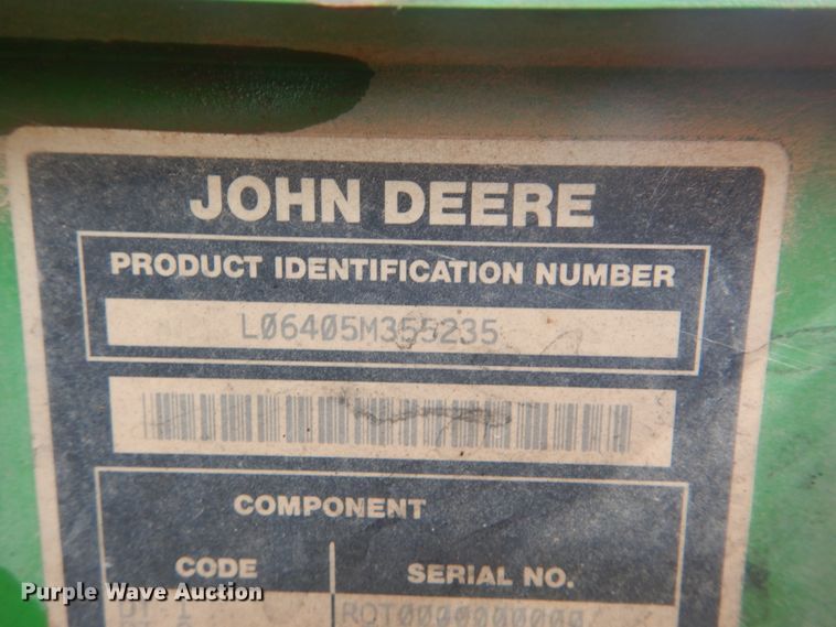 image for item DI2369 2002 John Deere 6405 tractor