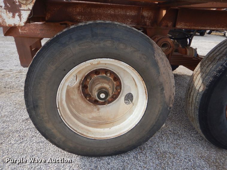 image for item DI2376 1980 Ranch Manufacturing Co bottom dump trailer