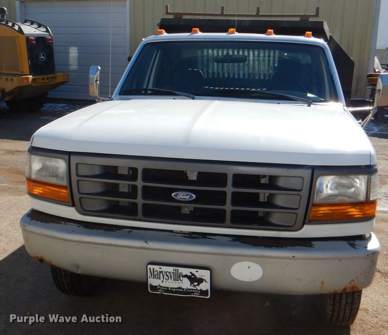 image for item DI2600 1997 Ford F350 XL dump bed pickup truck