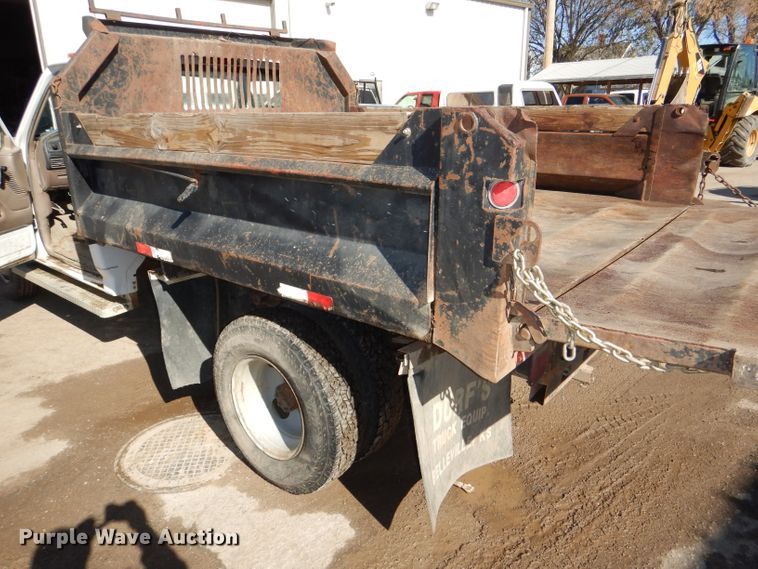 image for item DI2600 1997 Ford F350 XL dump bed pickup truck