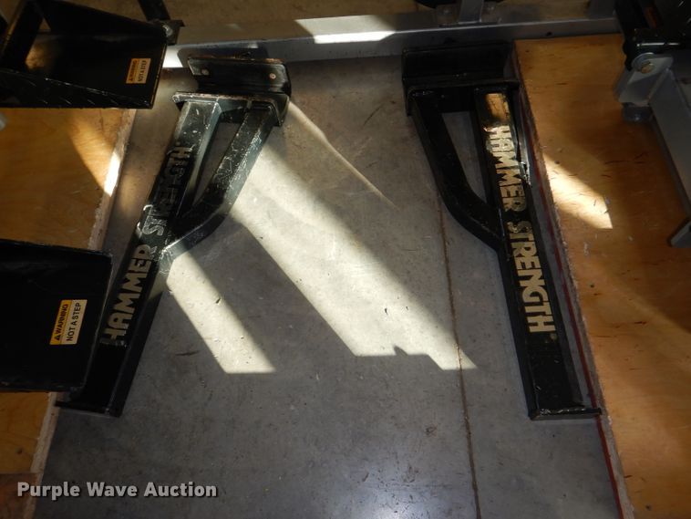 image for item DY9344 Hammer Strength double weightlifting rack