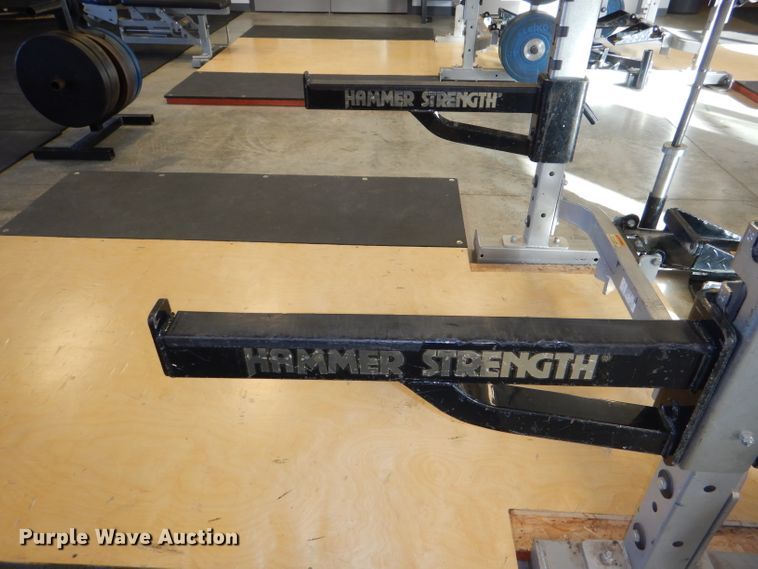 image for item DY9344 Hammer Strength double weightlifting rack
