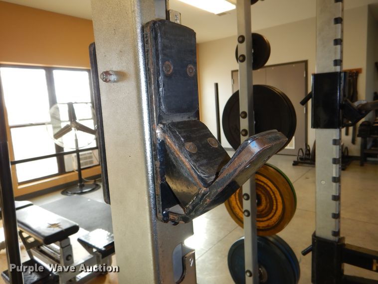 image for item DY9344 Hammer Strength double weightlifting rack