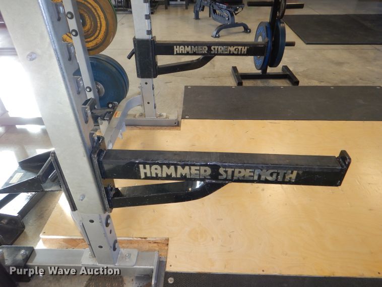 image for item DY9344 Hammer Strength double weightlifting rack