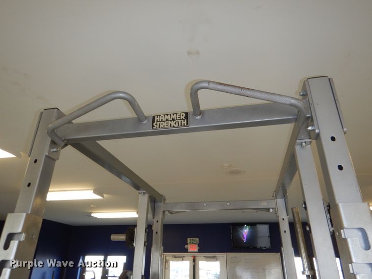 image for item DY9344 Hammer Strength double weightlifting rack