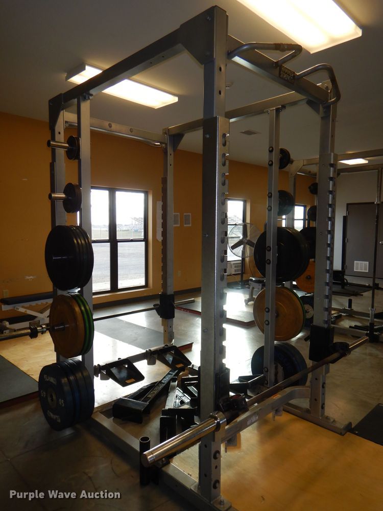 image for item DY9345 Hammer Strength double weightlifting rack
