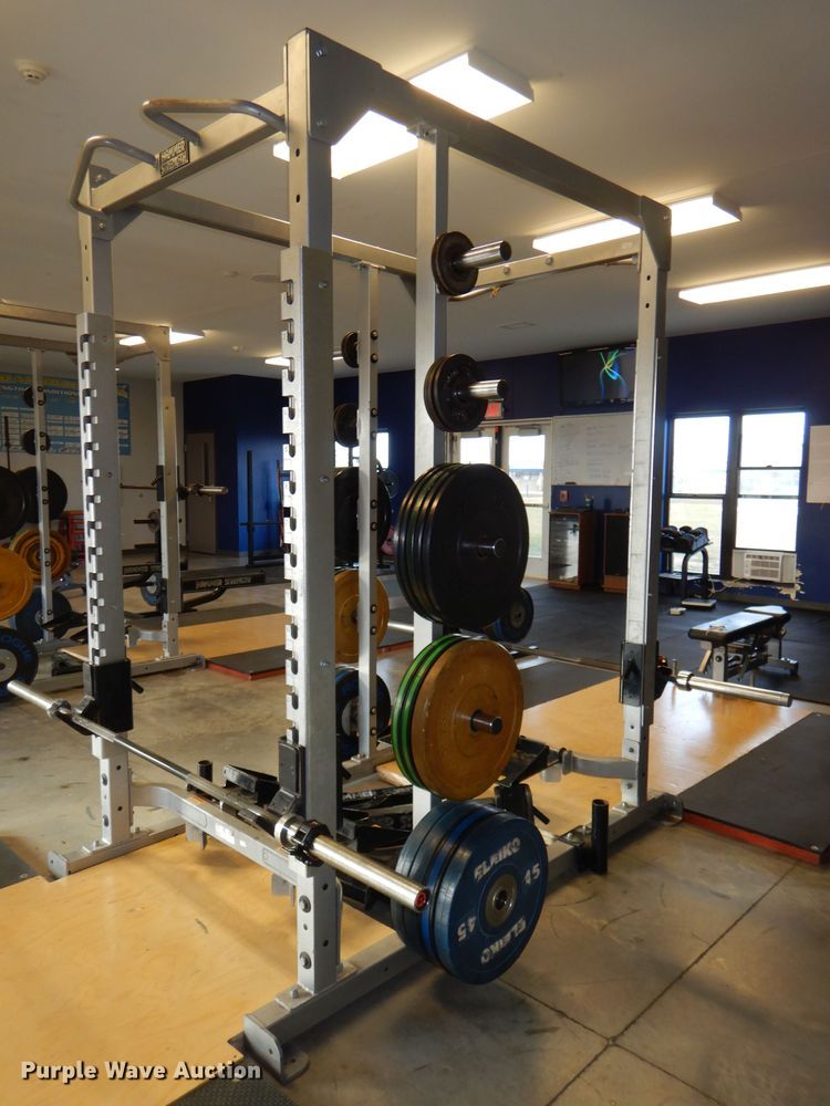 image for item DY9345 Hammer Strength double weightlifting rack