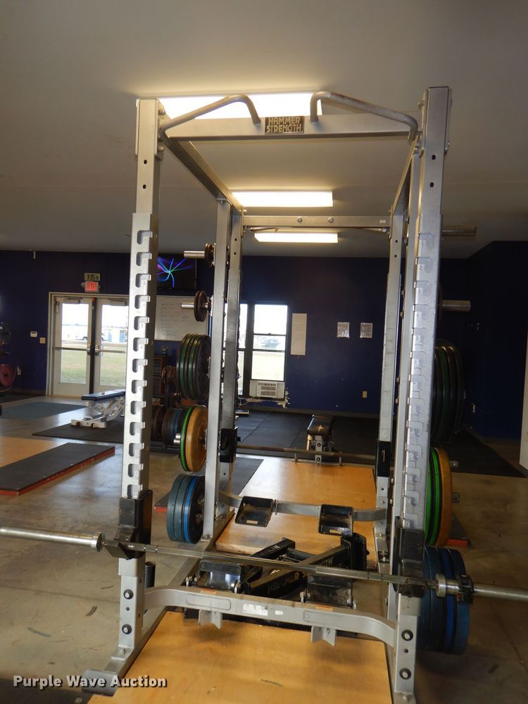 image for item DY9345 Hammer Strength double weightlifting rack