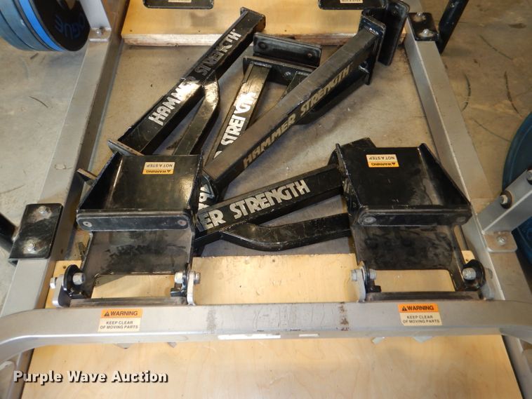 image for item DY9345 Hammer Strength double weightlifting rack