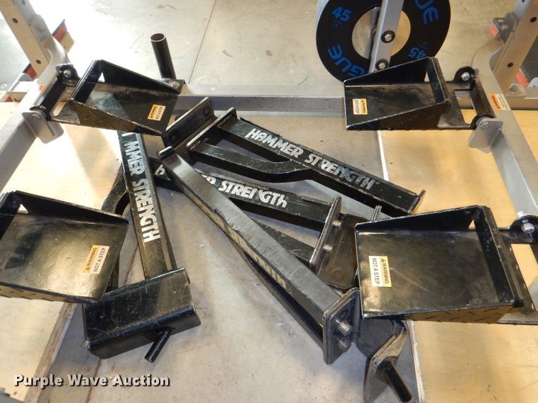 image for item DY9345 Hammer Strength double weightlifting rack