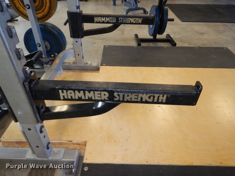 image for item DY9345 Hammer Strength double weightlifting rack